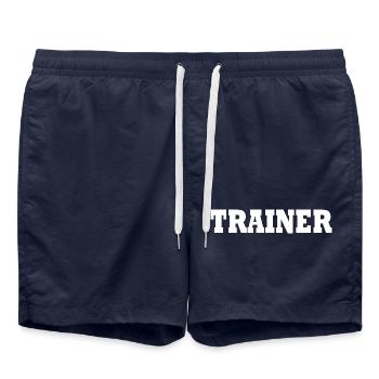 Coach - Swim Trunks - french navy - Front - AI Model Male 185 light (185cm)