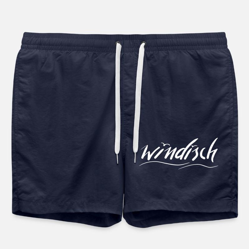 Windisch Script Design für Individualität - Badeshorts - French Navy