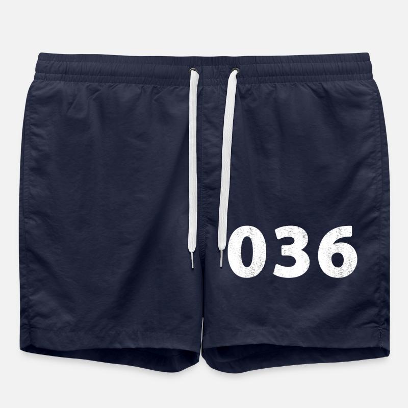 036 Almere Zeewolde - Short de bain - bleu marine