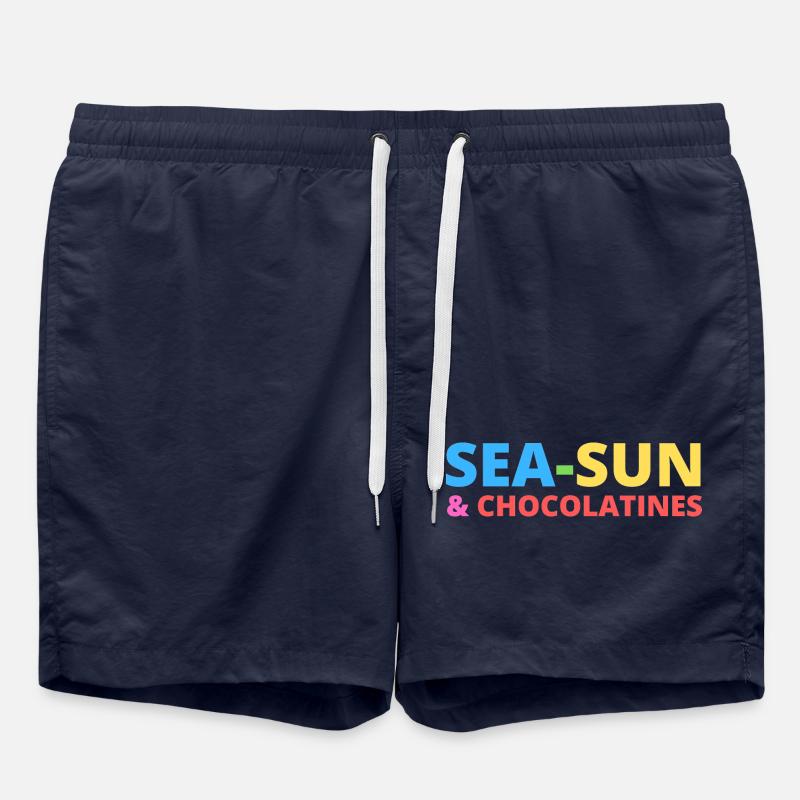 sea sun et chocolatines - Short de bain - bleu marine
