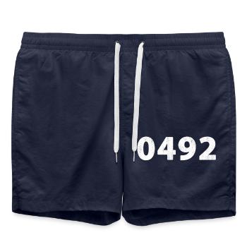 0492 Helmond Gemert Handel Elsendorp - Short de bain - bleu marine - Devant - AI Model Male 185 light (185cm)