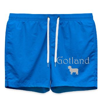 Gotlandschafe - Badeshorts - Cobalt blue - Vorne