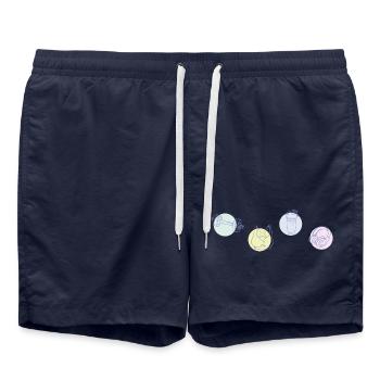 Fitness Sportaccessoires - color - Badeshorts - French Navy - Vorne - AI Model Male 185 light (185cm)
