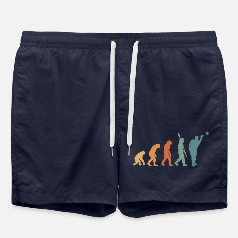 Pétanque Evolution Retro - Badeshorts - French Navy