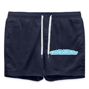 Gift for Pediatric Surgeon - Swim Trunks - french navy - Front - AI Model Male 185 light (185cm)