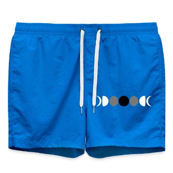phasen nacht symbol mond halbmond vollmond sichelm - Badeshorts - Cobalt blue - Vorne