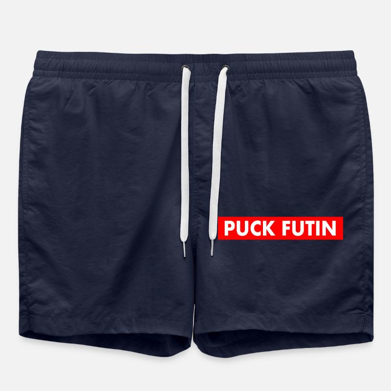 Puck futin - Short de bain - bleu marine