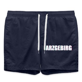 Arzgebirg Neon - Badeshorts - French Navy - Vorne - AI Model Male 185 light (185cm)