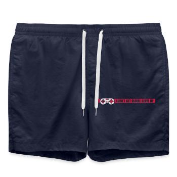 get older level up - Swim Trunks - french navy - Front - AI Model Male 185 light (185cm)