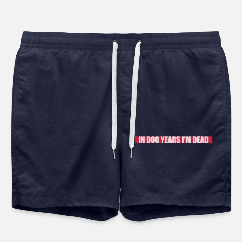 in dog years Dead - Swim Trunks - french navy