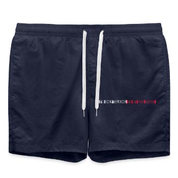 ne parler qu’au chien - Short de bain - bleu marine - Devant - AI Model Male 185 light (185cm)