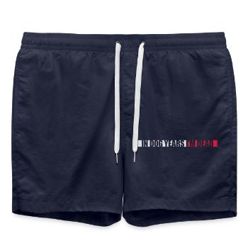 in dog years Dead - Badeshorts - French Navy - Vorne - AI Model Male 185 light (185cm)
