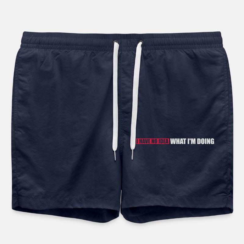 Aucune idée - Short de bain - bleu marine