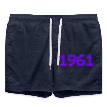 1961 1961 - Swim Trunks - french navy - Front - AI Model Male 185 light (185cm)