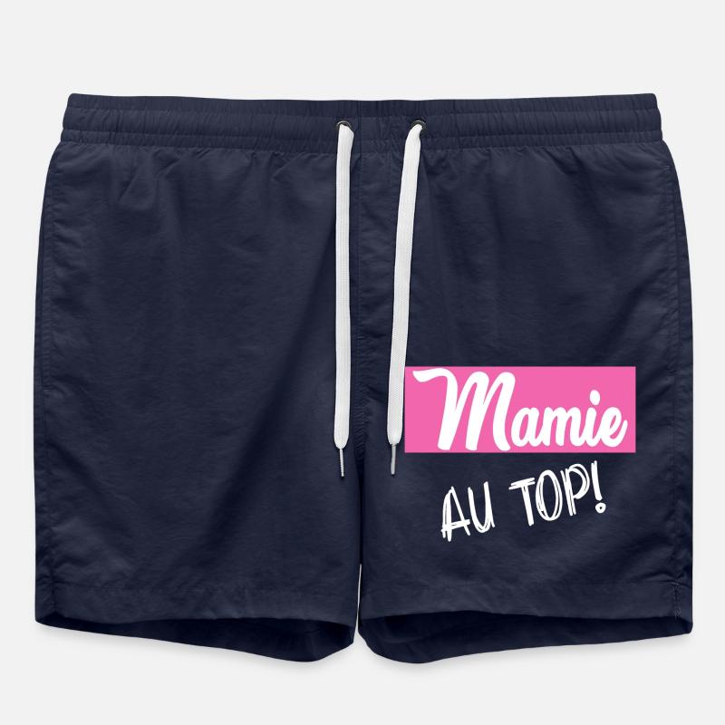 OMA. OMA. MUTTERTAG. ALLES GUTE ZUM GEBURTSTAG - Badeshorts - French Navy