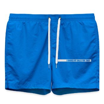 Je me suis rasé les couilles - Short de bain - cobalt blue - Devant