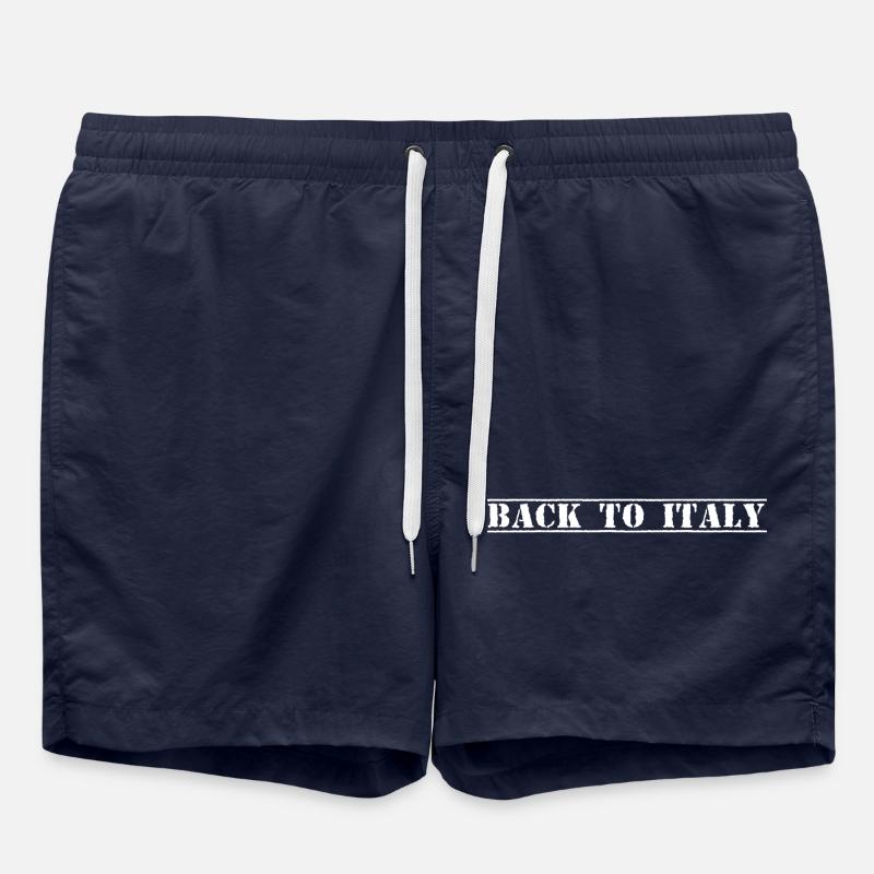 Italy Italien - Swim Trunks - french navy