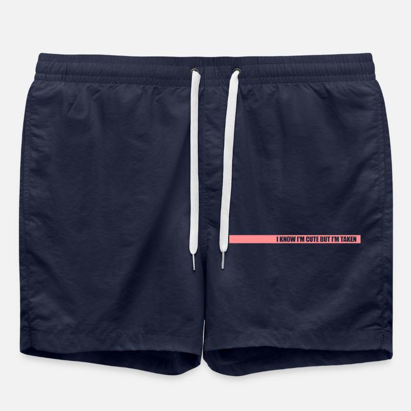 citation mignonne mais prise - Short de bain - bleu marine