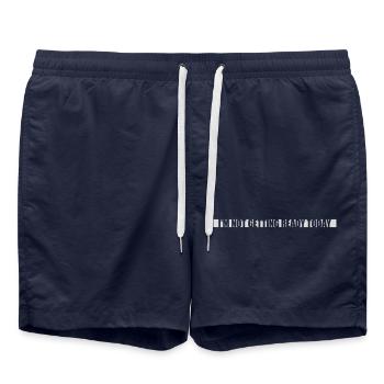 not getting ready today - Badeshorts - French Navy - Vorne - AI Model Male 185 light (185cm)