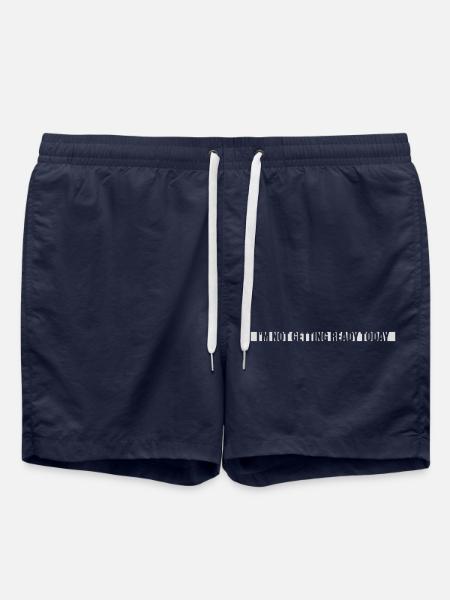 not getting ready today - Swim Trunks - french navy