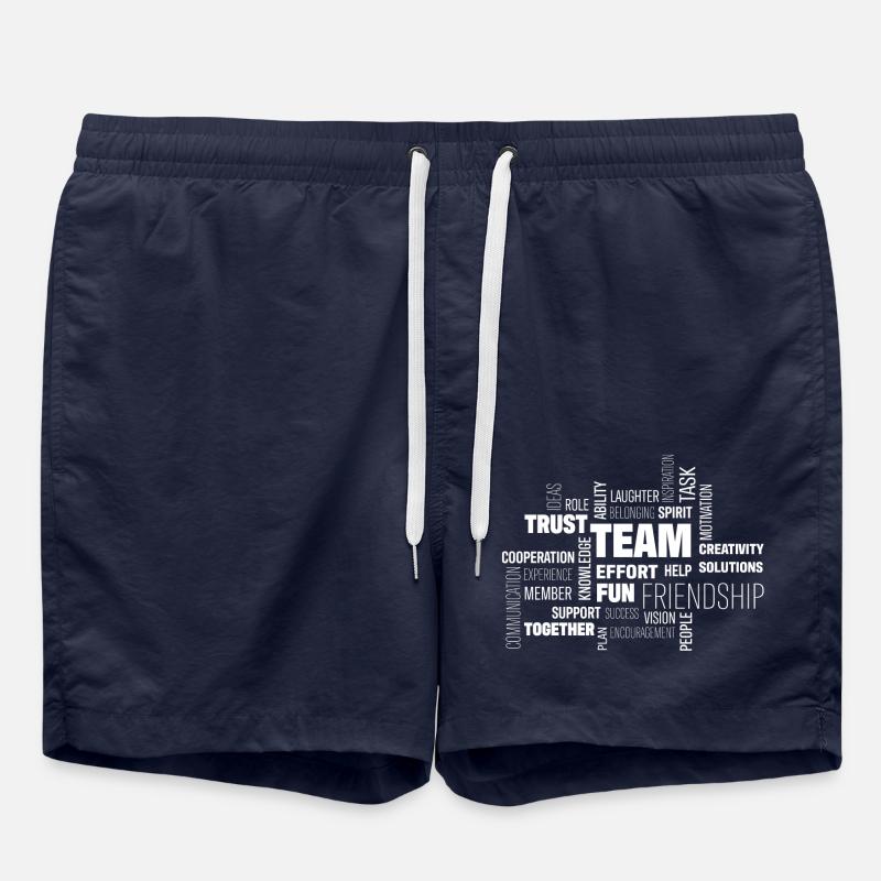 Team - Badeshorts - French Navy