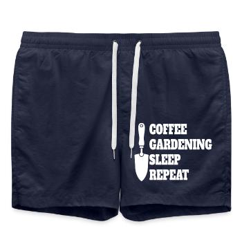 Garden Hobby gardener Orchard Gardener Gardener - Swim Trunks - french navy - Front - AI Model Male 185 light (185cm)