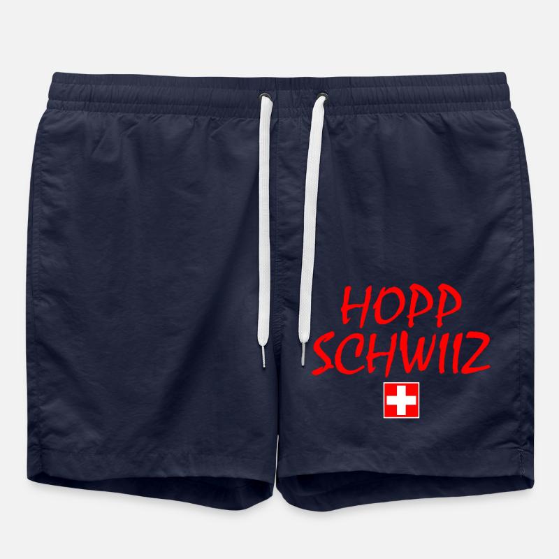Hopp schwiiz - Short de bain - bleu marine