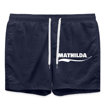 Cadeau pour mathilda - Short de bain - bleu marine - Devant - AI Model Male 185 light (185cm)