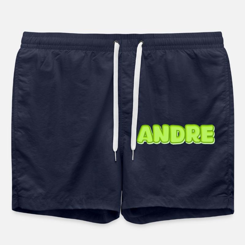 André André - Short de bain - bleu marine