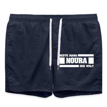 Mère Noura - Short de bain - bleu marine - Devant - AI Model Male 185 light (185cm)