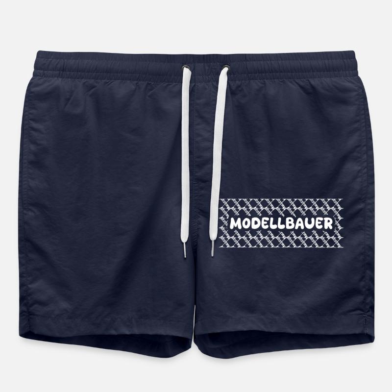 Model builder as a job - Swim Trunks - french navy