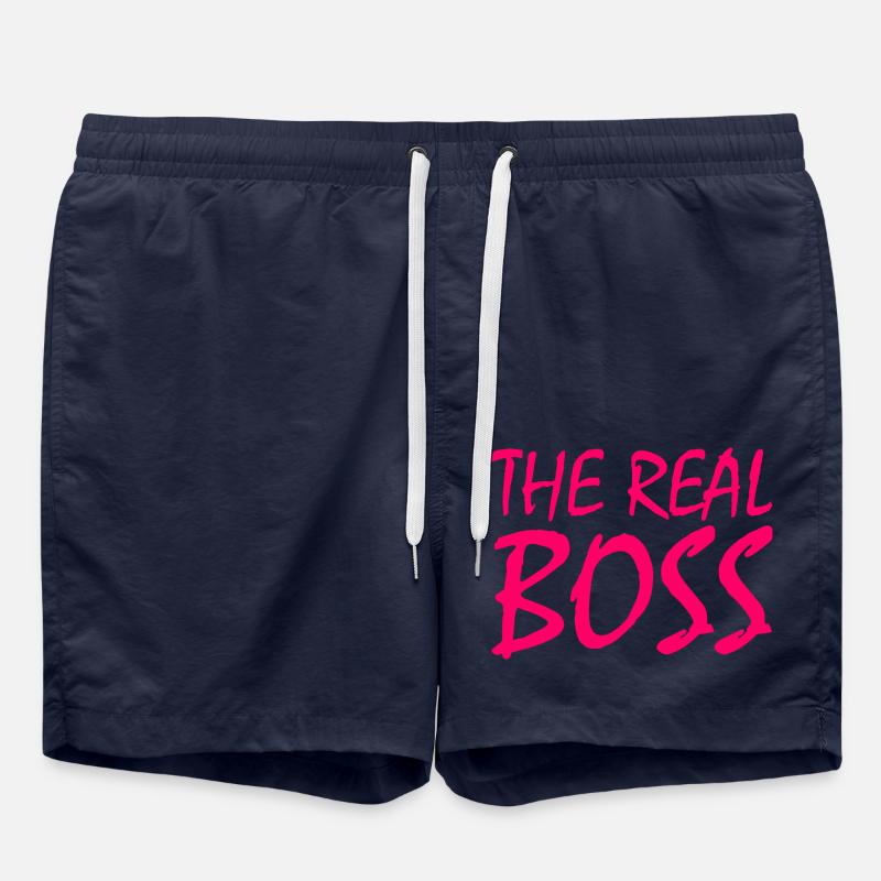 The real boss - Swim Trunks - french navy
