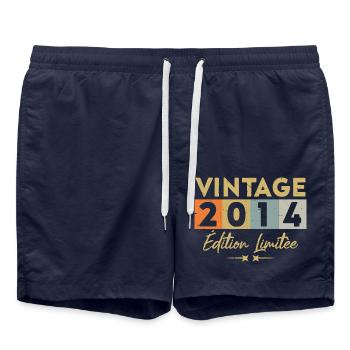 Vintage 2014 Édition Limitée - Short de bain - bleu marine - Devant - AI Model Male 185 light (185cm)