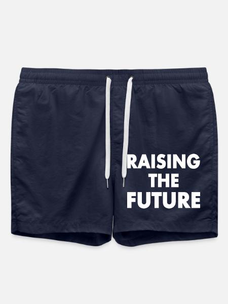 Raising the future - Swim Trunks - french navy