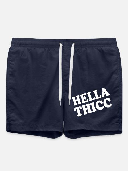 hella thicc - Swim Trunks - french navy