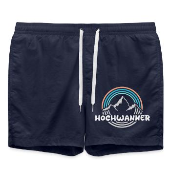 Mount Hochwanner - Swim Trunks - french navy - Front - AI Model Male 185 light (185cm)