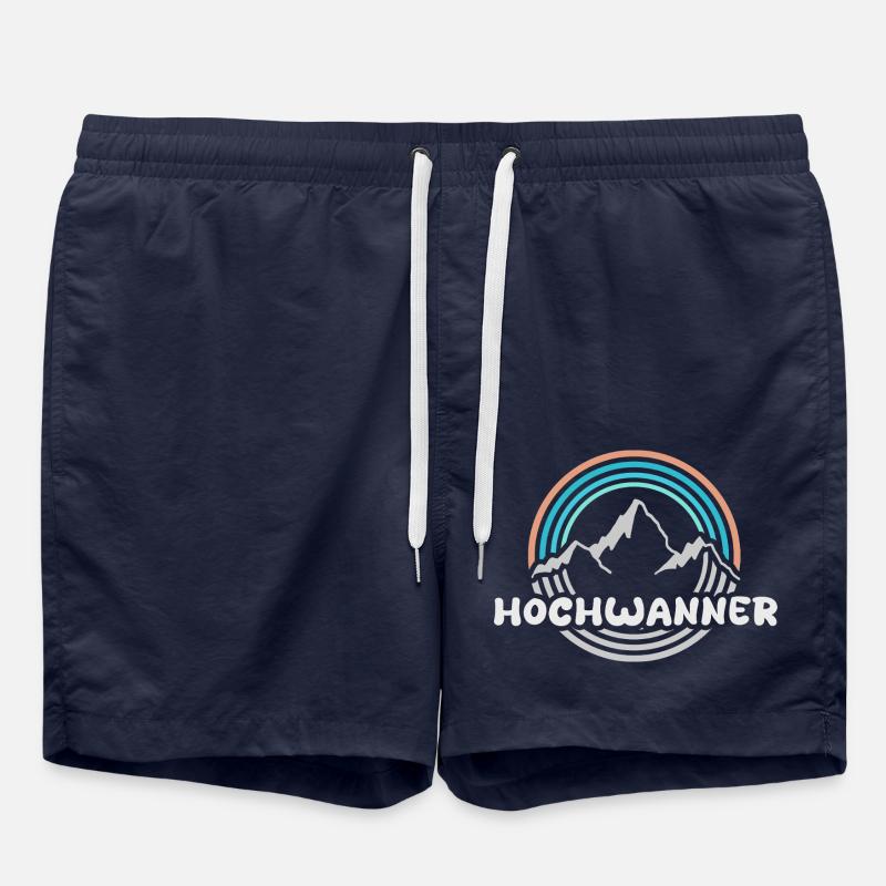 Mont Hochwanner - Short de bain - bleu marine