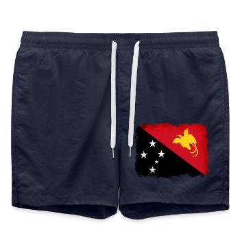 New Guinea - Swim Trunks - french navy - Front - AI Model Male 185 light (185cm)
