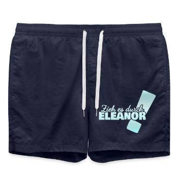 Eleanor als Vorname - Badeshorts - French Navy - Vorne - AI Model Male 185 light (185cm)