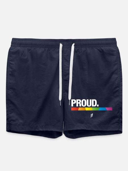 PROUD Rainbow - Swim Trunks - french navy