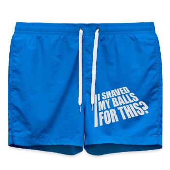 I shaved my balls - Swim Trunks - cobalt blue - Front