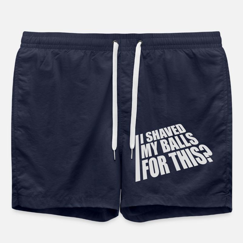 I shaved my balls - Swim Trunks - french navy