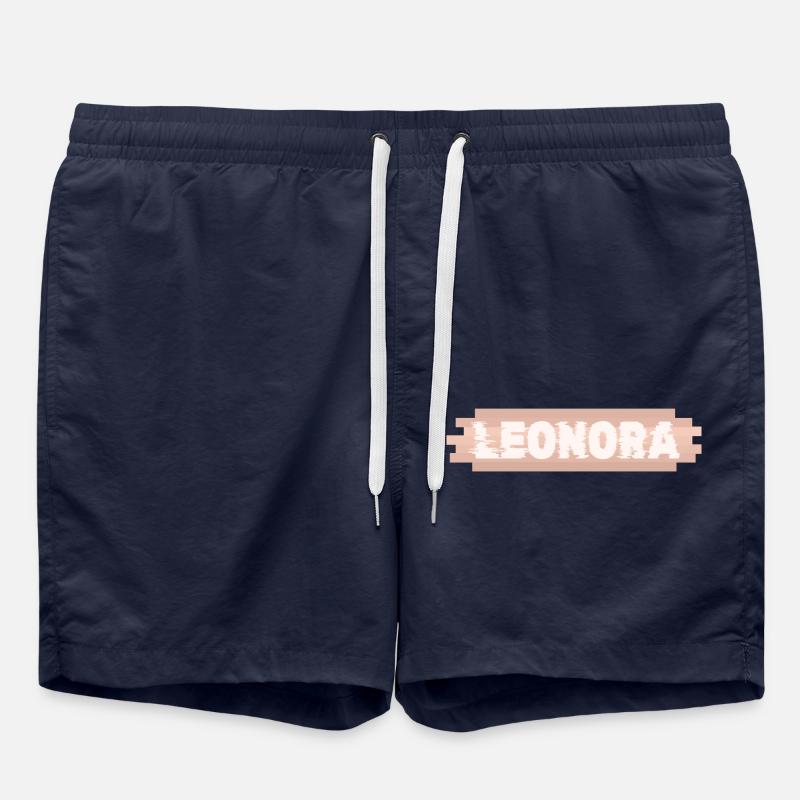 First name Leonora - Swim Trunks - french navy
