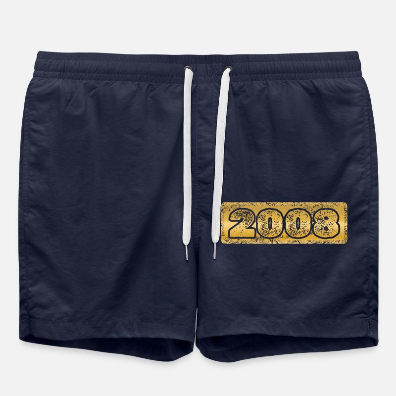 2008 - Short de bain - bleu marine
