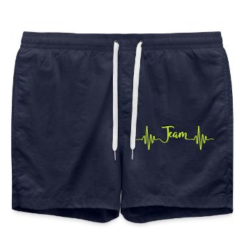 Équipe 2 - Short de bain - bleu marine - Devant - AI Model Male 185 light (185cm)