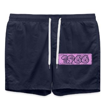 1966 - Short de bain - bleu marine - Devant - AI Model Male 185 light (185cm)