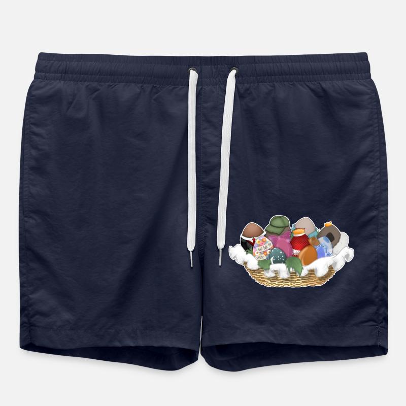 Tazz Gespräche | Osterotter-Eier - Badeshorts - French Navy