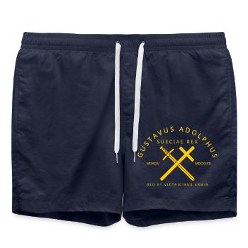 Gustav Adolf - Badeshorts - French Navy - Vorne - AI Model Male 185 light (185cm)