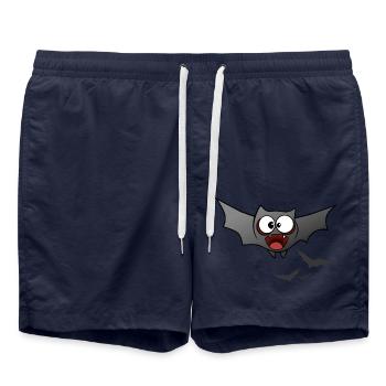 Bat - Swim Trunks - french navy - Front - AI Model Male 185 light (185cm)
