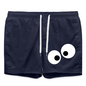 yeux - Short de bain - bleu marine - Devant - AI Model Male 185 light (185cm)
